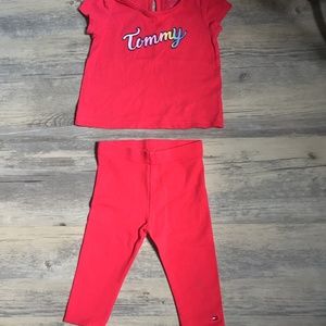 Tommy Hilfiger dark coral color 6-0 months